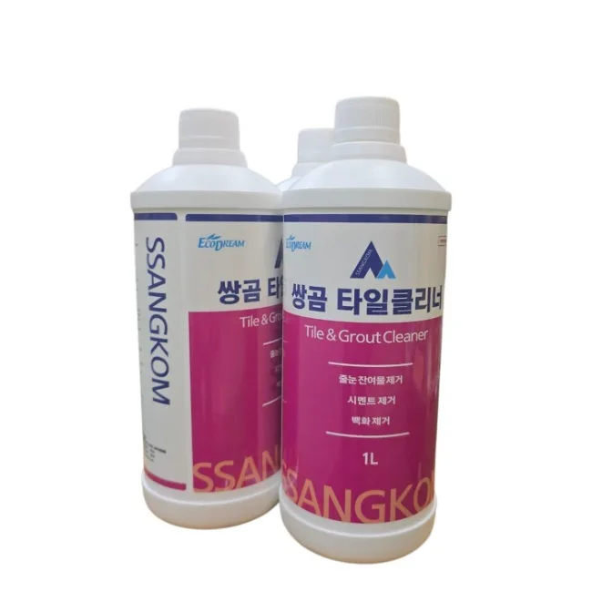 쌍곰 타일클리너 1L 줄눈 백화제거용