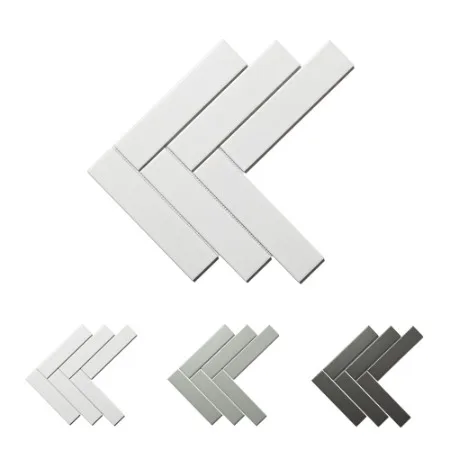 헤링본 무광타일 45x195mm 6가지 컬러